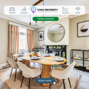 Beautiful 5 Bedroom 4 Bathroom House in W6 by Yoko Property - 10 minute's to Central London - Free Parking, Fast WiFi, Work Desks and SmartTVs with Disney and Netflix